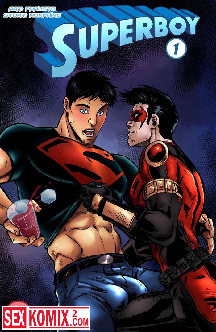 Порно комикс Супербой.