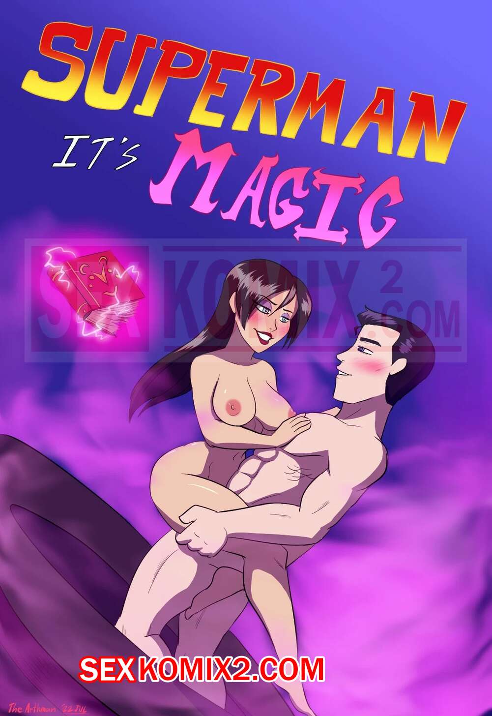 Порно комикс Супермен. Это магия. Superman. Its Magic. The Arthman