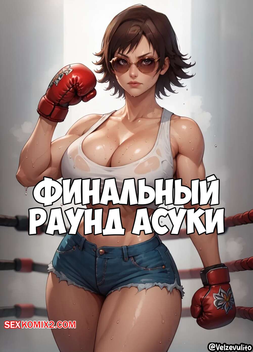 Порно комикс Tekken. Финальный раунд Асуки. Asukas final round. Velzevulito.