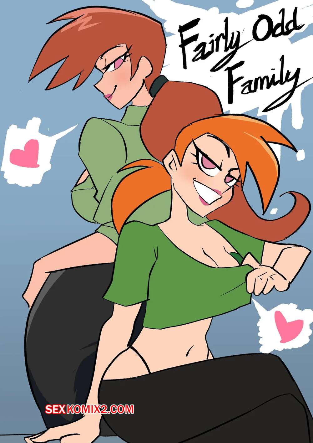Порно комикс The Fairly Odd Parents. Странная семейка. Fairly Odd Family. Awesomeshay13