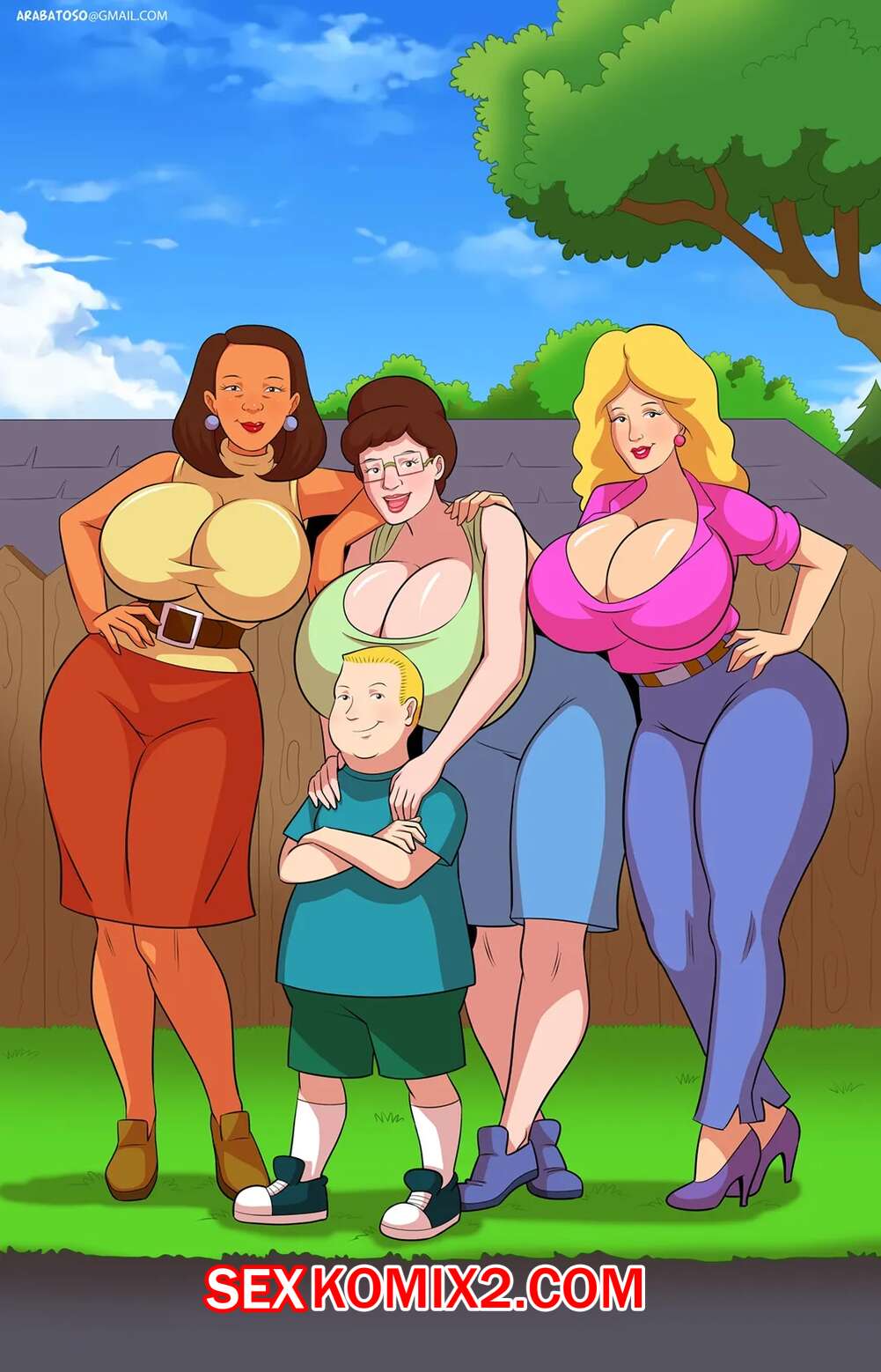 Порно комикс Царь горы. King of the Hill. Arabatos.