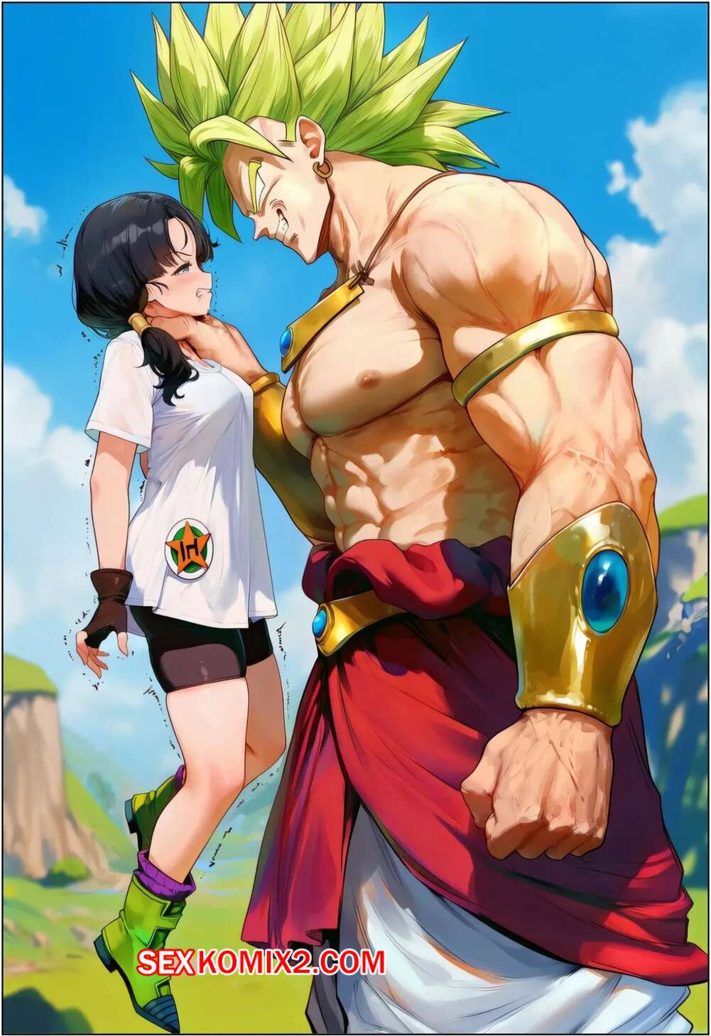 Порно комикс Videl x Broly. MOKIIIMOKIII