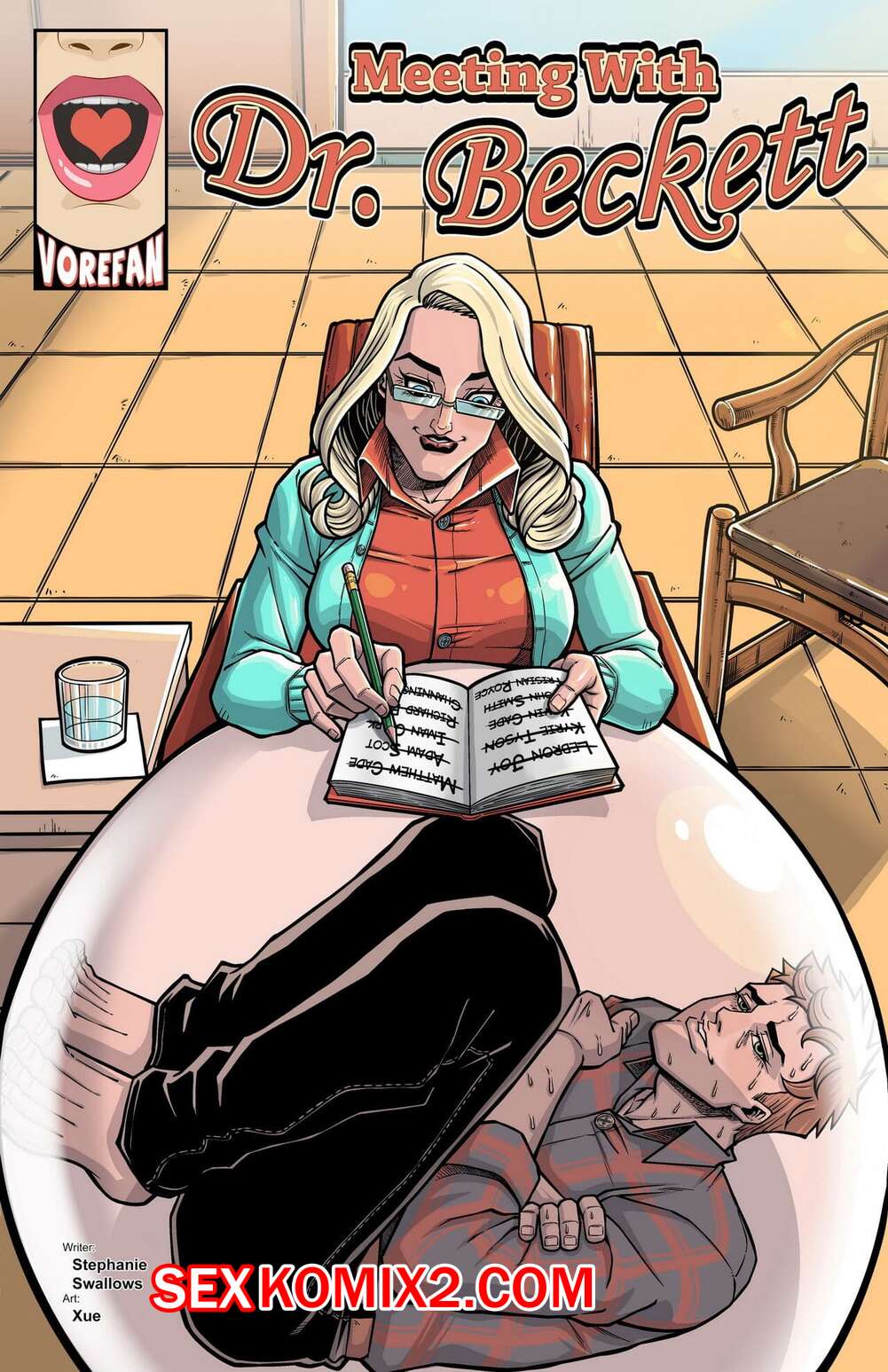 Порно комикс Встреча с доктором Беккет. Meeting with Dr. Beckett. Vorefan