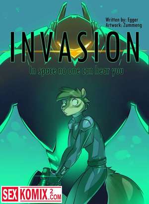 Порно комикс Вторжение.